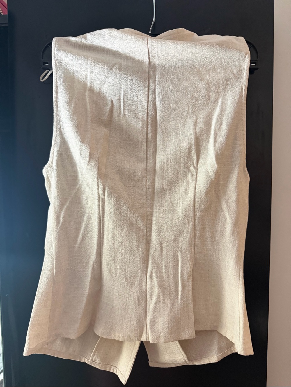 Zara Cream Sleeveless Button-Front Camisole - Picture 4 of 5